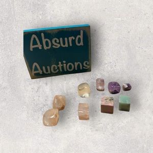Various Quartz cubes to include Rhondonite, Aventurine, Amethyst,Fire Qu…